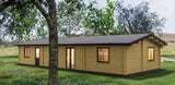 TBS177 Lodge Log Cabin | 15.5x6.3m - Timber Building Specialists