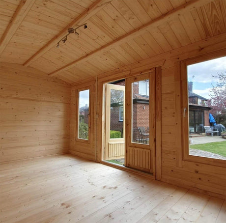 TBS123 Log Cabin | 4.2x3.2m - Timber Building Specialists