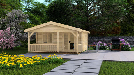 TBS168 Log Cabin | 3.5x5m - Timber Building Specialists