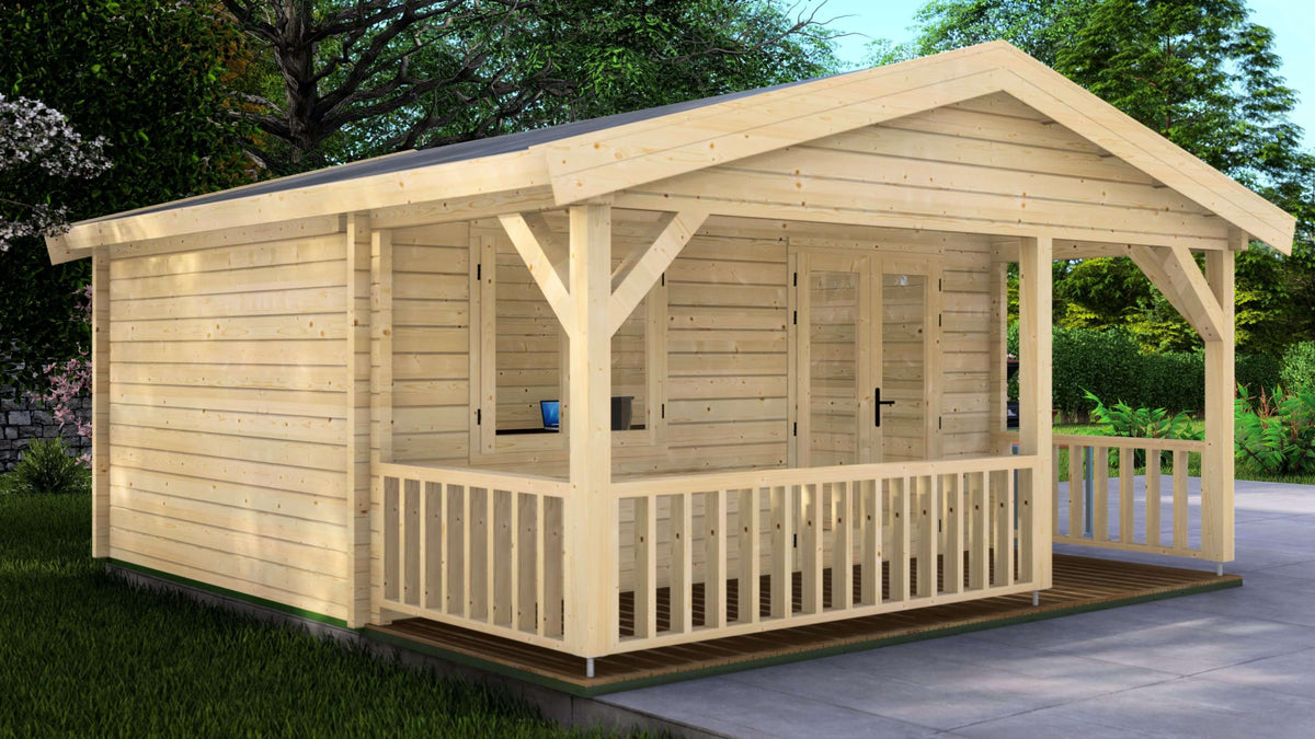 TBS168 Log Cabin | 3.5x5m - Timber Building Specialists