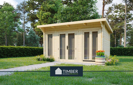 TBS113 Log Cabin | 4.0x2.5m - Timber Building Specialists