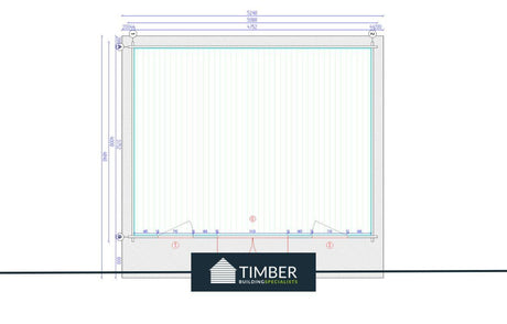 TBS116 Log Cabin | 4.0x5.0m - Timber Building Specialists