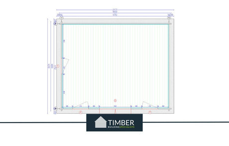 TBS117 Log Cabin | 5.0x4.0m - Timber Building Specialists