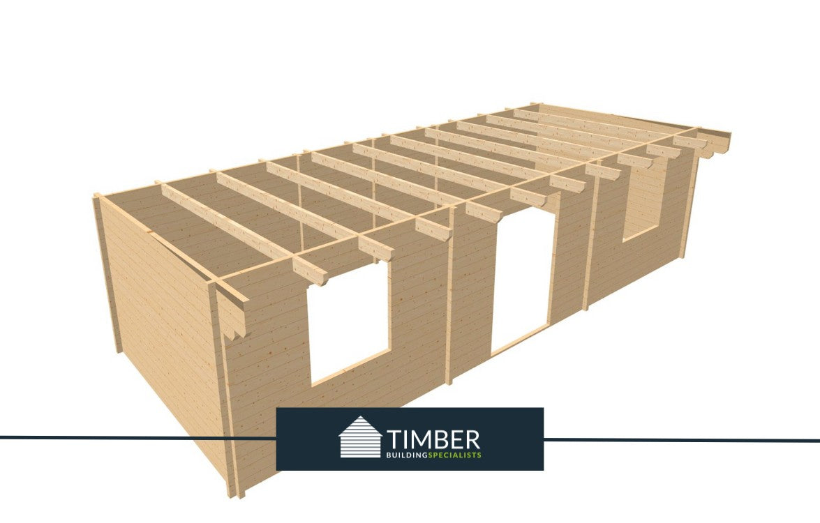 TBS180 Log Cabin | 10.0x4.0m