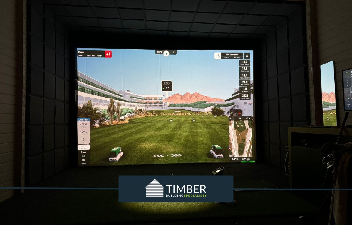 Pinehurst Golf Simulator Log Cabin | 8.0x5.0m