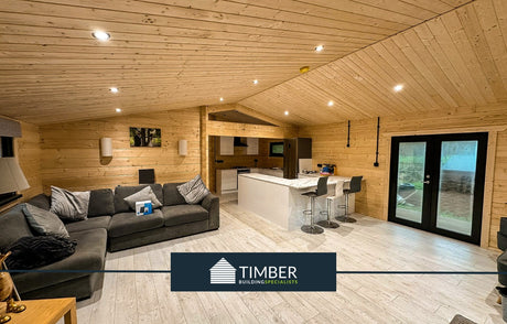 TBS185 Grizedale Lodge Log Cabin | 14.5m x 6.4m