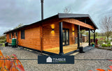 TBS184 Grizedale Lodge Log Cabin | 14.5m x 6.4m