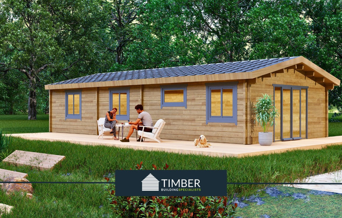 TBS183 Sherwood lodge cabin | 12x6m