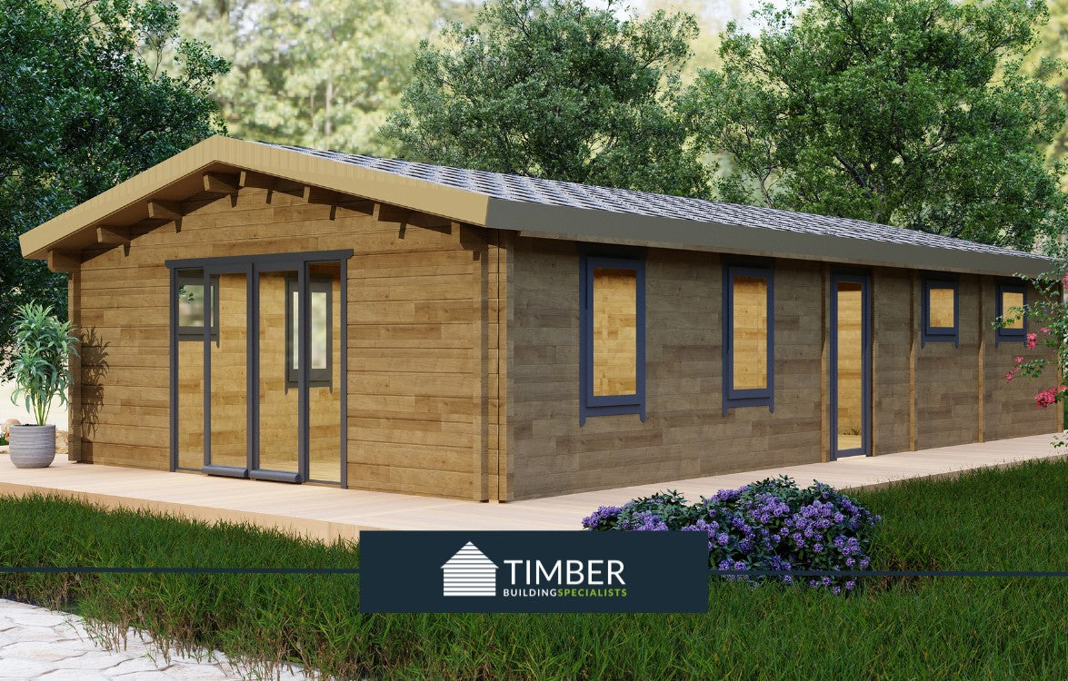 TBS183 Sherwood lodge cabin | 12x6m