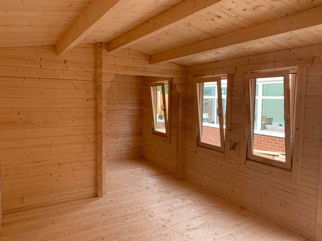 TBS150 Log Cabin | 6.5x2.75m - Timber Building Specialists