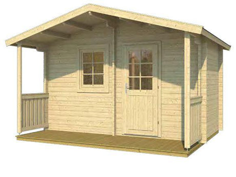 HANNU Sauna Log Cabin | 4.0x2.2m - Timber Building Specialists