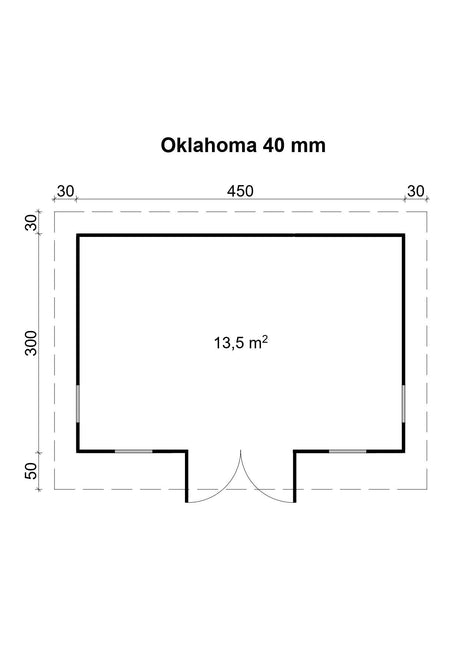 OKLAHOMA Log Cabin | 4.7x3.2m - Timber Building Specialists