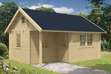 PERTTI Log Cabin | 4.1x5.6m - Timber Building Specialists