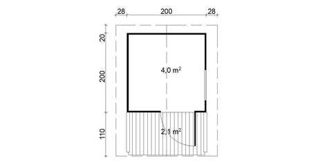 NIKLAS Sauna Log Cabin | 2.2x2.2m - Timber Building Specialists