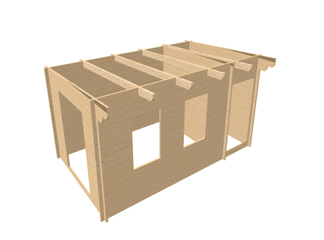 TBS141 Log Cabin | 5.0x3.0m - Timber Building Specialists